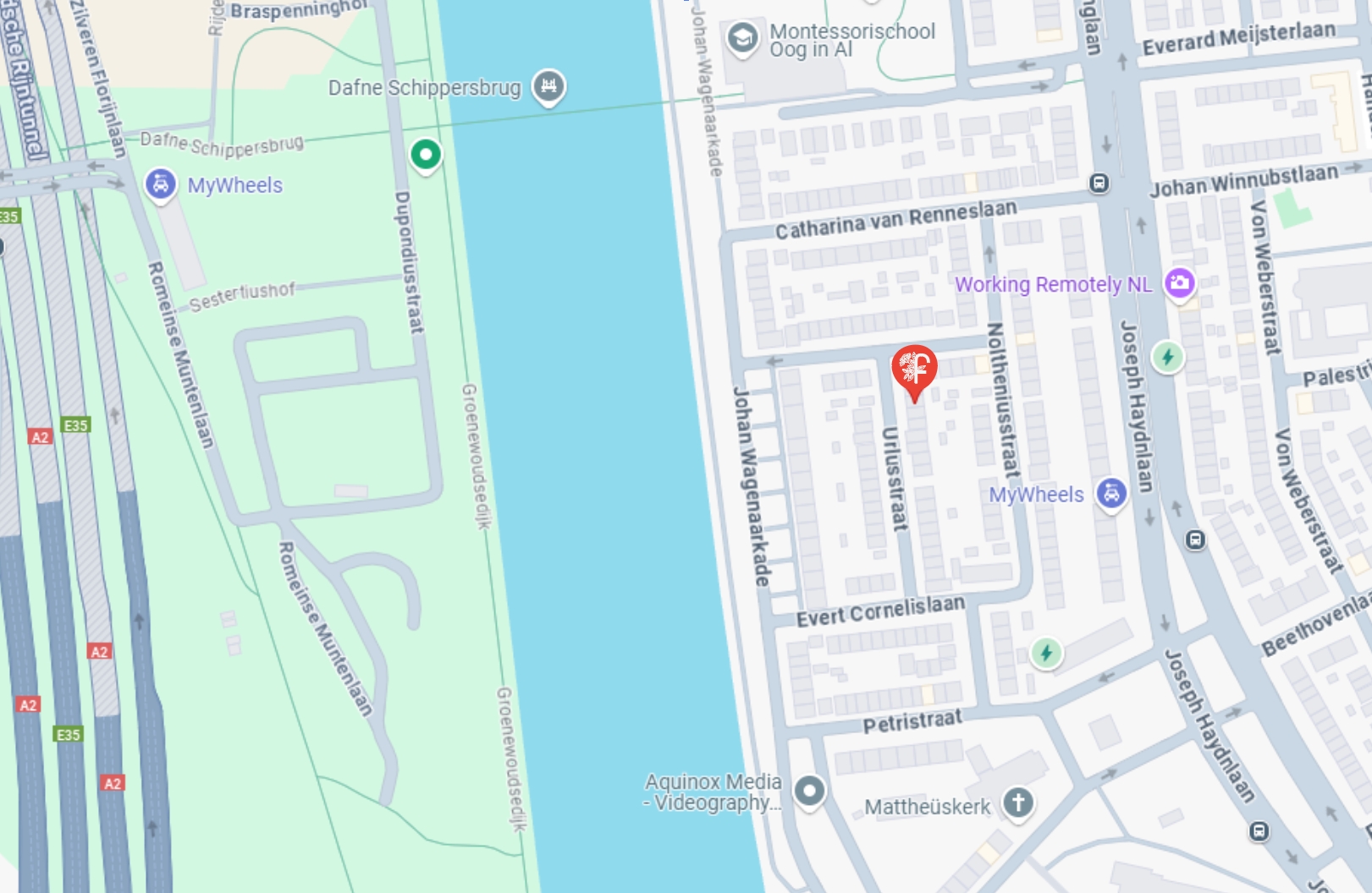 Maps Urlusstraat 31, Utrecht